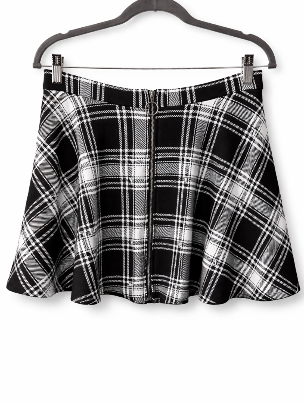 Hot Topic Grunge Plaid Circle Skirt w/ Pockets Y2K Alt Goth Punk Large